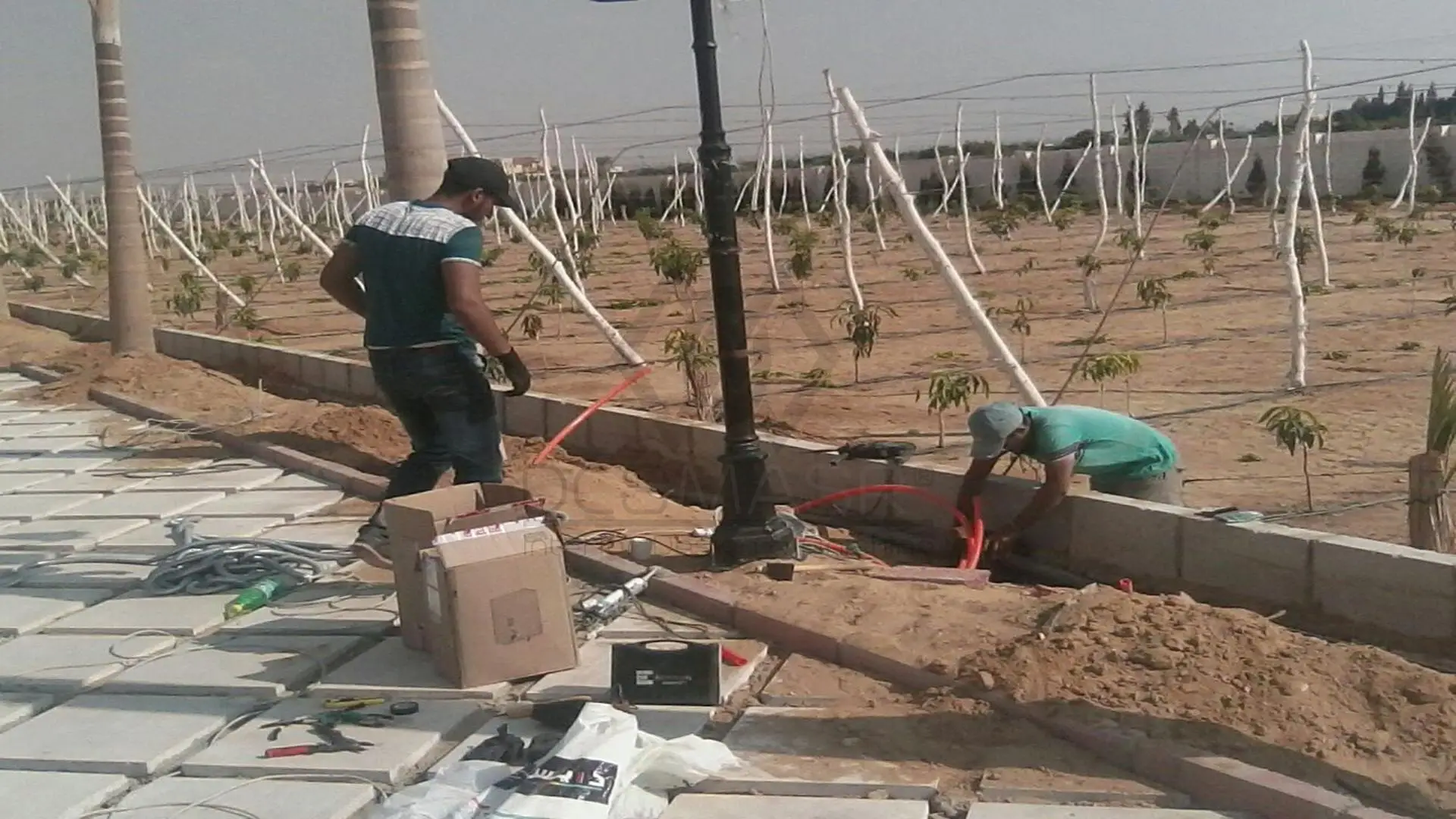 نظم كاميرات المراقبة لتأمين الفيلات والقصور